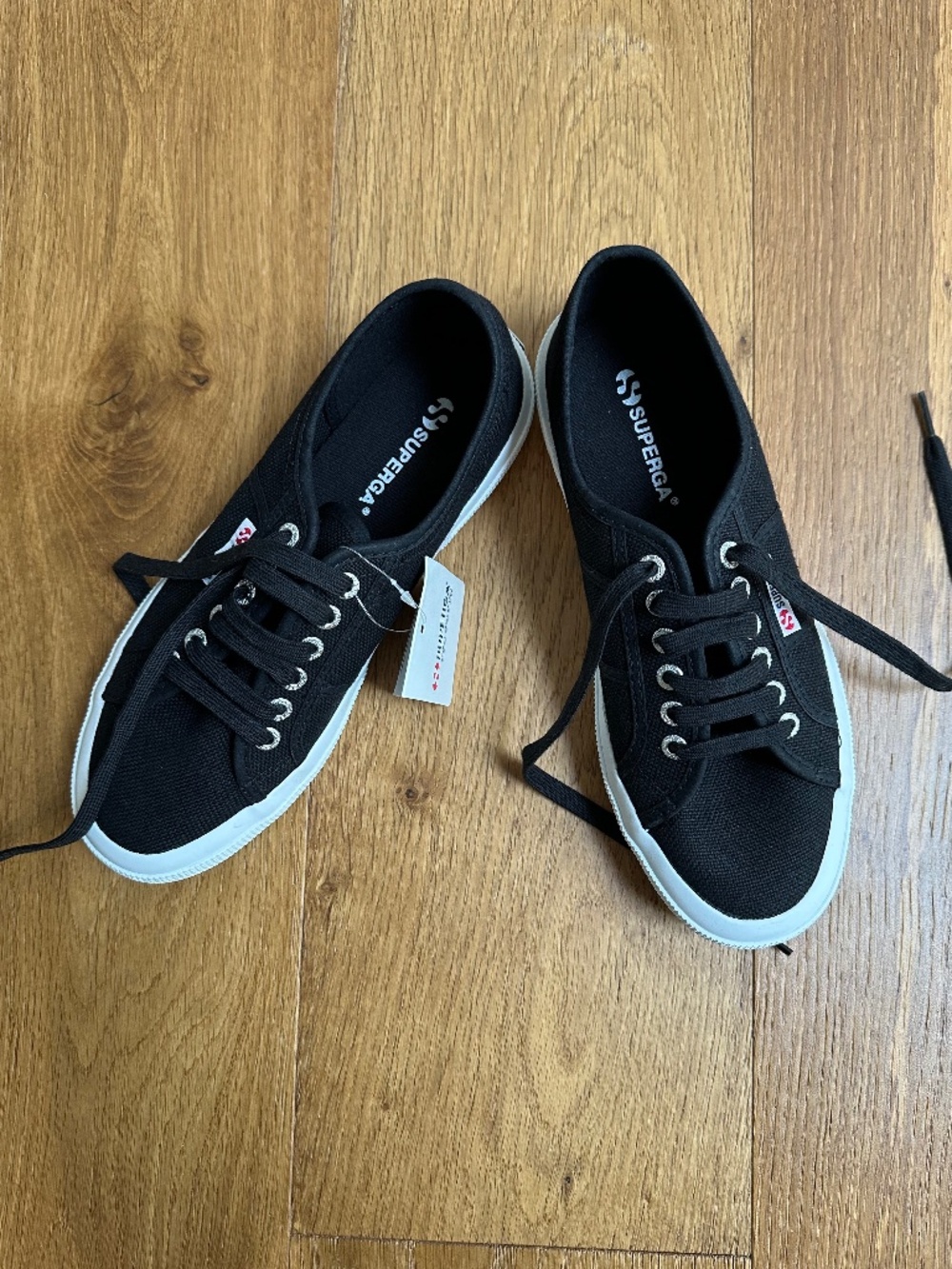 Superga Cotu Classic Black Canvas 9 (40 eur)